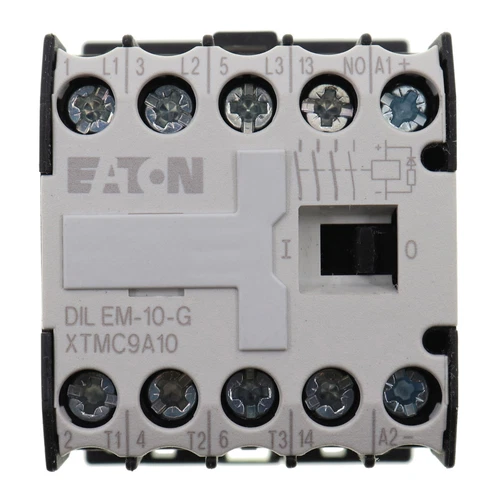 EATON XTMC9A10TD IEC MINI CONTACTOR, 3-POLE, NON-REVERSING, 1NO, 20A