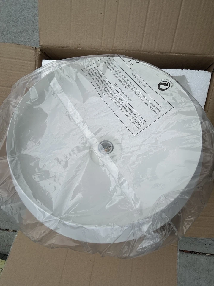 "Colgante Sonneman Koma Meiji 2752.03-E acabado blanco satinado 15"" de ancho" Foto 3 de 4