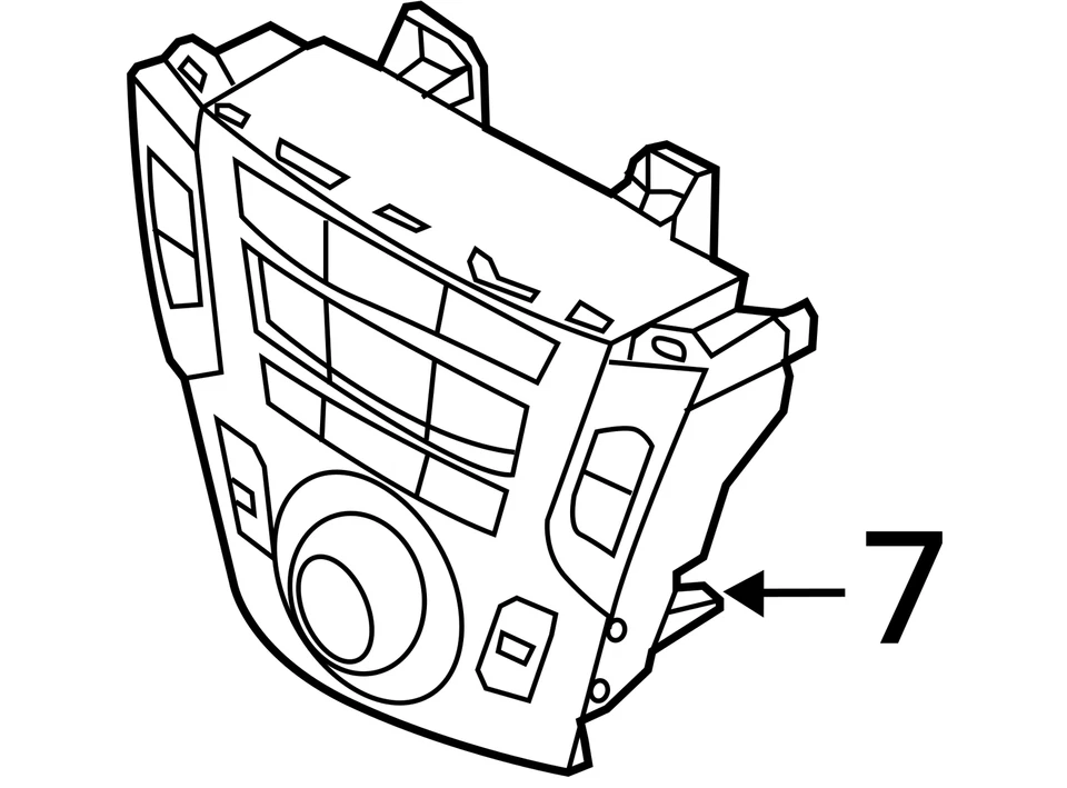 OEM Climate Control Heat/AC SWB Sport 13-16 SANTA FE 1398326 - Image 4 of 4