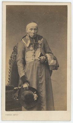 CDV Pierre Petit, circa 1865. Kardinalpriester Alexis Billiet. Savoie.