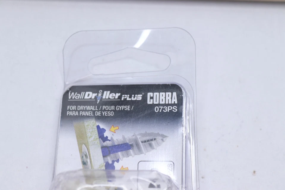 (4-Pk) Cobra полый стены само сверления анкер с винтом #10 073PS - Изображение 2 из 4