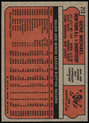Tarjetas de béisbol 1972 Topps 601-787 (P-NM) - tú eliges - completa tu conjunto - Imagen 161 de 283