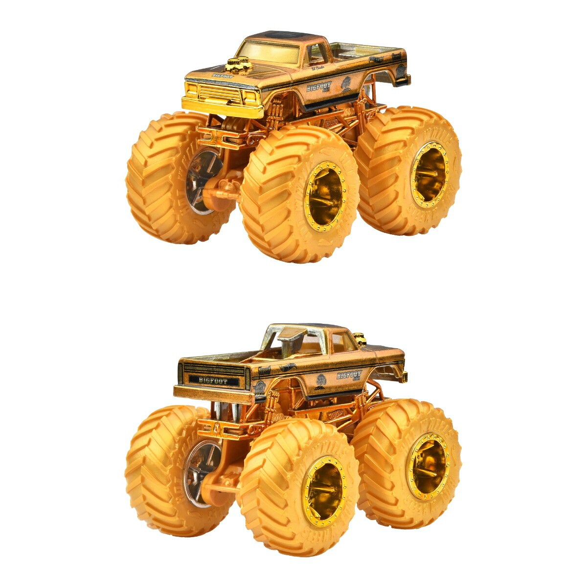 Hot Wheels Monster Truck Bigfoot Trophy Champion Collection Set