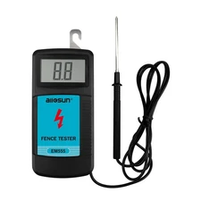 Digital Electric Fence Voltage Tester, Max 9.9kV, Fault Finder, Blue