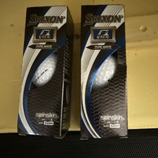 SRIXON Golf Balls Q Star Pure White Two Boxes of 3 6 Total Spinskin With Serm