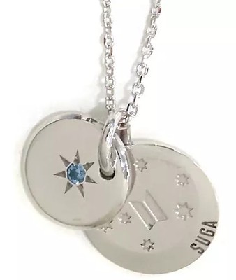 SUGA (BTS) MOMENT OF LIGHT Necklace BIRTH BTS×STONEHENgE Size 42cm