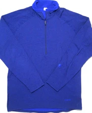 Vintage Patagonia Polartec Large Blue 1/4 Zip Long Sleeve Y2K Base Layer