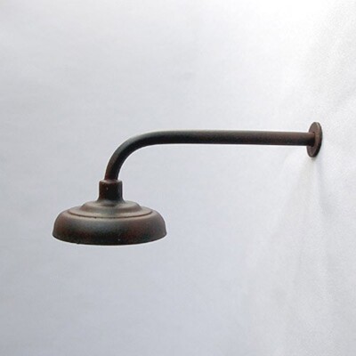G-Scale Model Train L-Shaped Lamp/Light Weathered Building/Depot/Station NEW