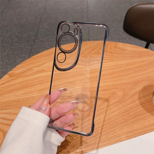 For Huawei P60 P60Pro P60Art Clear Electro-Plating Rimless Hard Case Back Cover - Picture 17 of 30