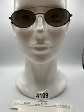 New Vintage Revolution Eyewear With SunShade RE047 A.Gold Dark Amber 49 18 140