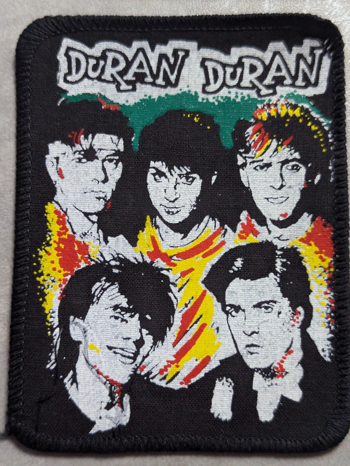 Vintage 80s Duran Duran Iron on / Sew on Patch Purchased Around 1986 image 2