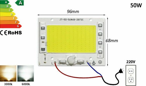 LED Chip COB 10W 20W 30W 50W 100W 150W 200W white warm grow light bulb 220V 110V - Picture 19 of 25