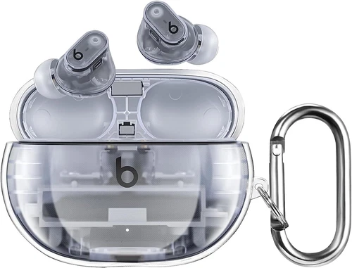 Clear Case for New Beats Studio Buds (2021) Shockproof Earbuds Protective Cover