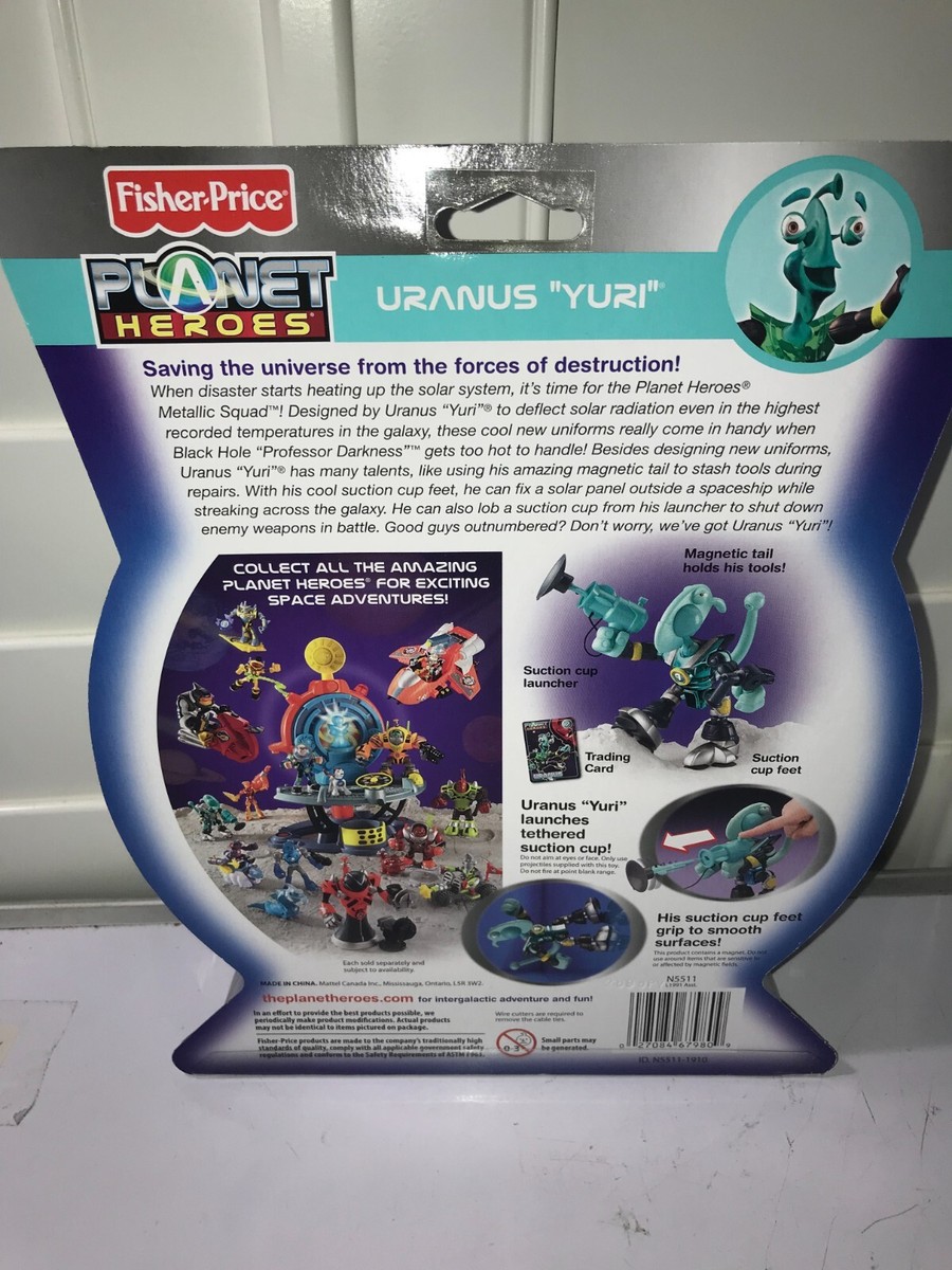 Fisher- N5511 Planet Heroes Uranus Metallic Figure for sale online