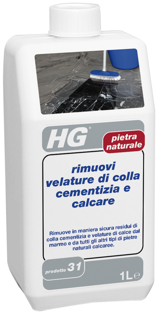 HG rimuovi velature di colla cementizia e calcare 1 L (prodotto 31)