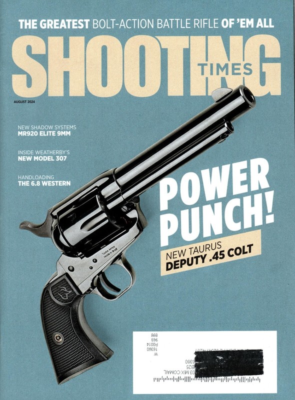 Shooting Times Magazine - August 2024 - Feat. "New Taurus - Deputy .45 Colt"
