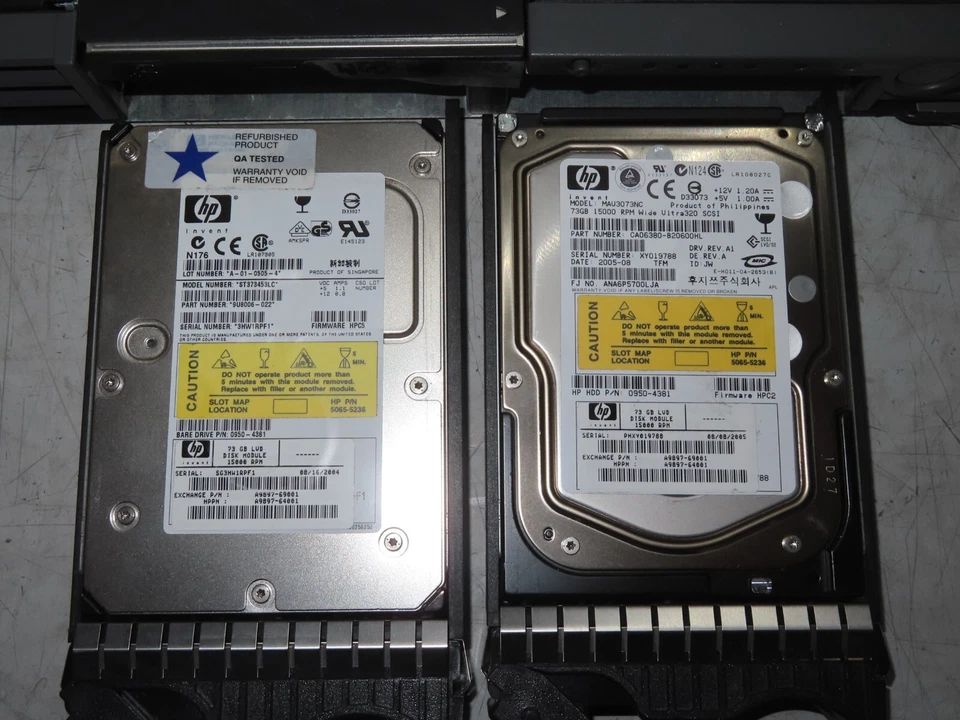 HP Integrity RX1620 Server Intel Itanium 2 Core 1.30Ghz DVD-Rom Drive 4GB w/ HD - Image 2 of 4