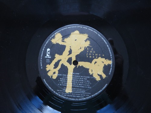 U2 - THE JOSHUA TREE - CANADA LP 1987 VG++/EX+ - Foto 12 di 13