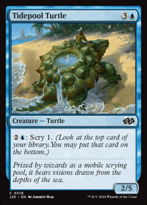 Magic MTG Tradingcard Foundations Jumpstart 2024 Tidepool Turtle 376/779