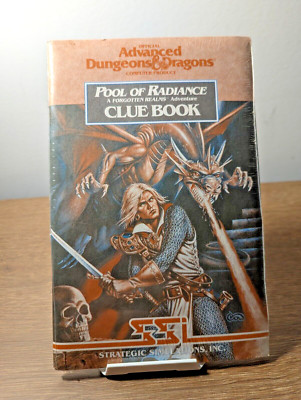 D&D Pool of Radiance Clue Book Amiga, Atari, PC, Commodore SSI BRAND NEW