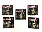LEGO Star Wars: C-3PO (5002948) New Lot Of  5 Polybags Rare Red Arm Droid Promo