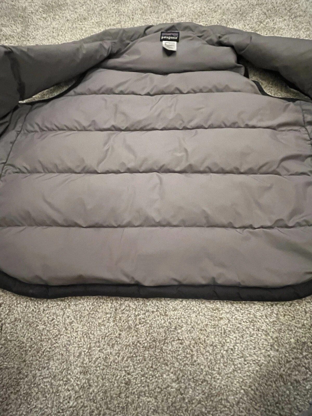 patagonia slingshot puffer down two tone western jacket