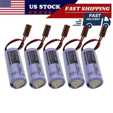 5PCS BR-AG 3V Battery 1800mAh PLC CNC Non-rechargeable Battery with Brown Plug