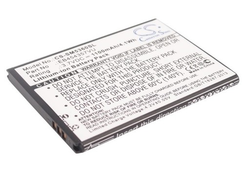 BATTERIE 1100mAh Type EB454357VU HBG7300 For Samsung GT-S5360 Galaxy - 第 1/1 張圖片