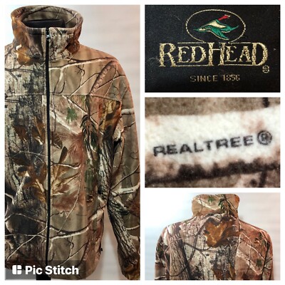 RedHead Men's Large Fleece Lined Real Tree Camo Hunting