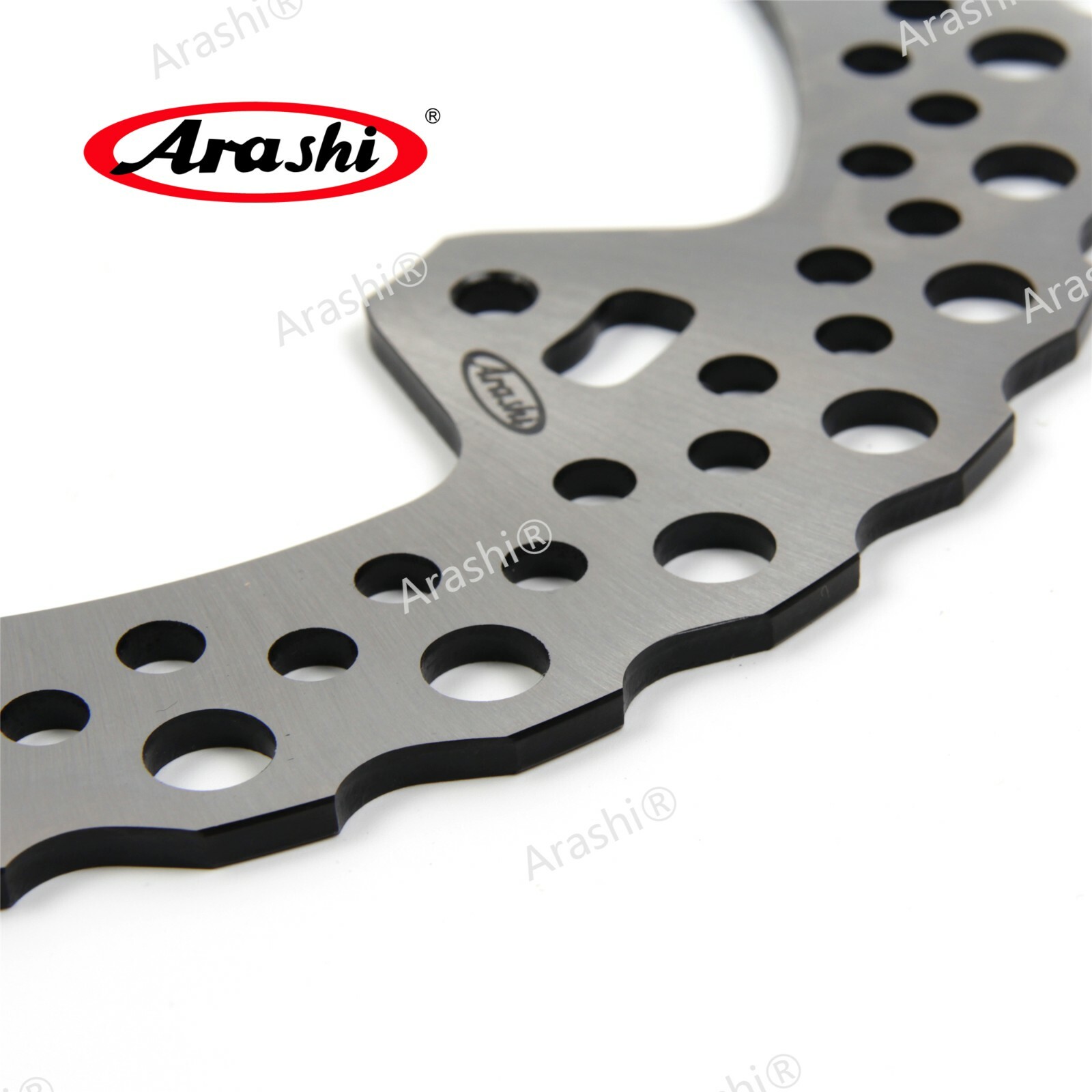 Caltric Front & Rear Brake Disc Rotor Set - Compatible With Honda CRF250R/CRF250X 2004-2007, CRF450R/CRF450X 2002-2007