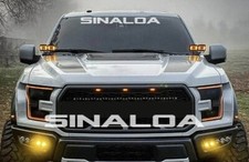 SINALOA 40" Parabrisas Vinilo Calcomanía Adhesiva JDM Coche Camión SUV México MX SIN C