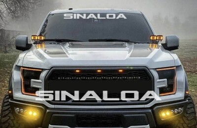 SINALOA 40'' Windshield Vinyl Decal Sticker JDM Car Truck SUV Mexico MX SIN C
