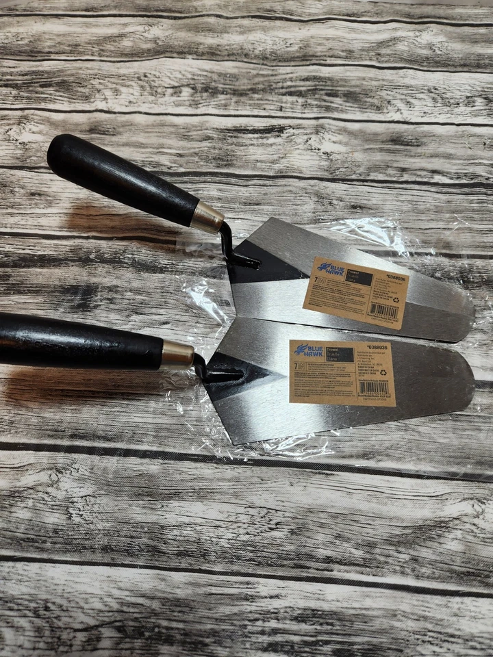 (2) Paletas Punta Blue Hawk de 7" con Mango de Madera Nuevas Foto 3 de 4