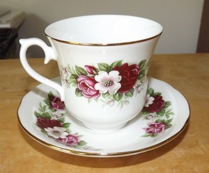 Queen Anne Cup Saucer Bone China Ebay