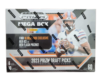 Panini 2023 Prizm Draft Picks Football Trading Card Mega Box
