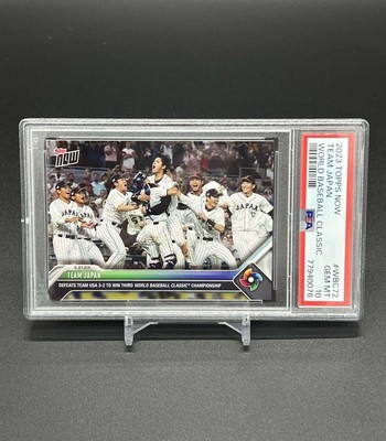 PSA10 2023 Topps Now WBC Team JAPAN Shohei Ohtani WBC72 MLB 