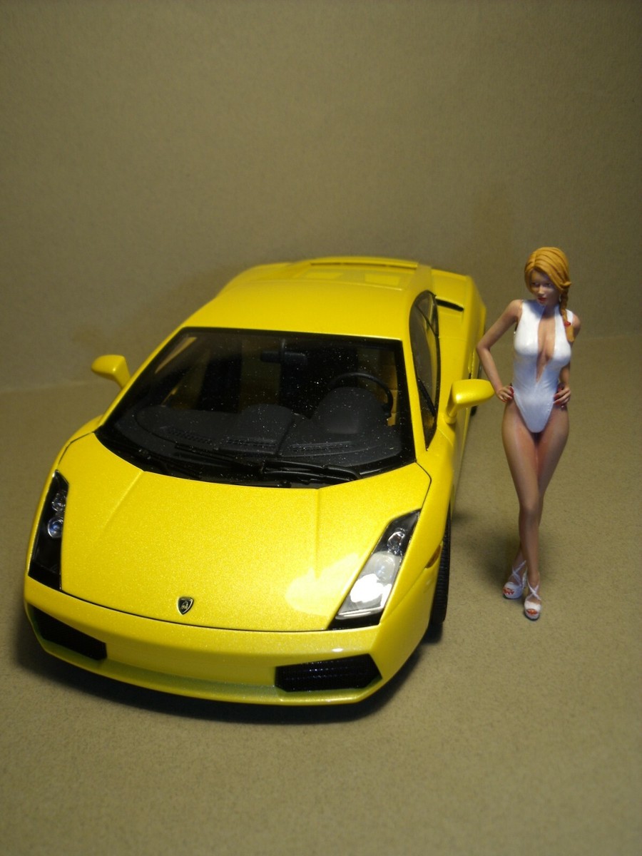 Figurine 1/18 Fille Alizée En Résine Non Peinte - Pour Diorama Voiture Autoart Minichamps