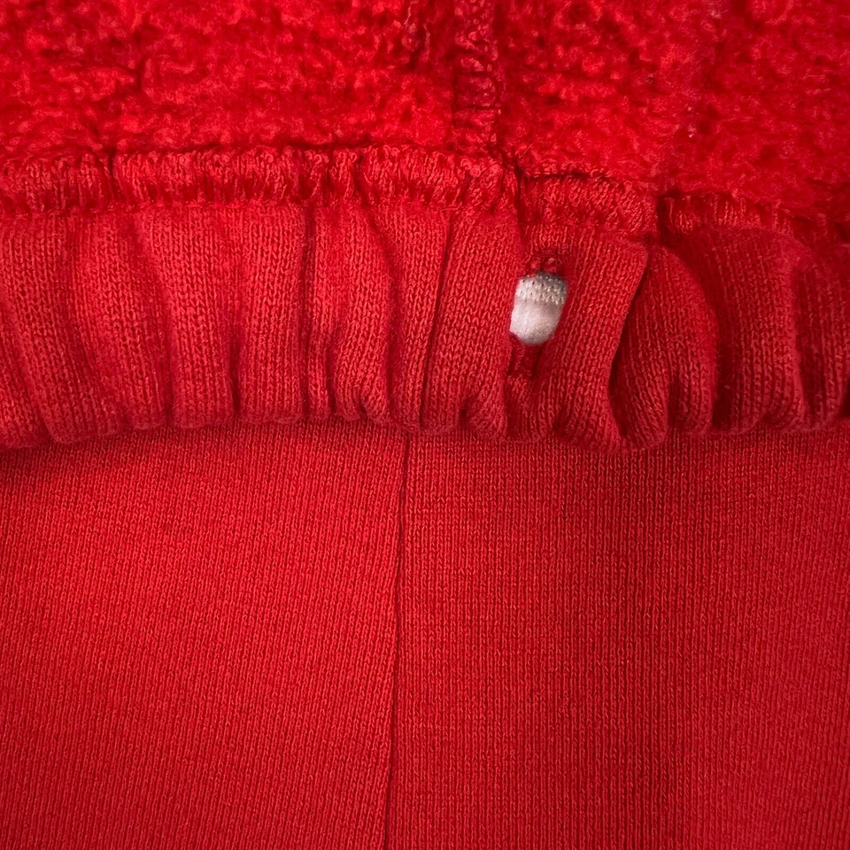 Pantalones deportivos Russell vintage de los 90 para hombre pequeños rojos hechos en EE. UU. polar jogger Foto 3 de 4
