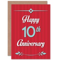 Alles Gute Zum 10. Hochzeitstag FüR Frau Und Mann Karte Zum Hochzeitstag