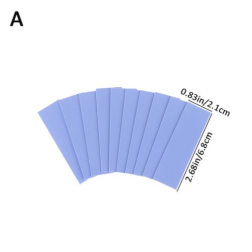 10Pcs M.2 Thermal Pad With 6.0 W/mk Thermal Conductivity Silicone GPU Heat P _ou - Picture 12 of 14