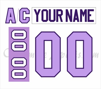 Chicago Blackhawks Customized Number Kit For 2022-2024 HFC Uniform