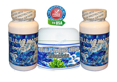 Celulas Madres Caps (2)+Cellulas Madre Crema 4oz,Bioxcell,Biomatrix,Bioxtron,AFA