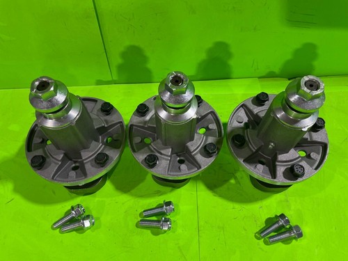 3PK Assy Mandrino per John Deere 48" L120 L130 Scotts L2048 L2548 con Bulloni Lama - Foto 2 di 5