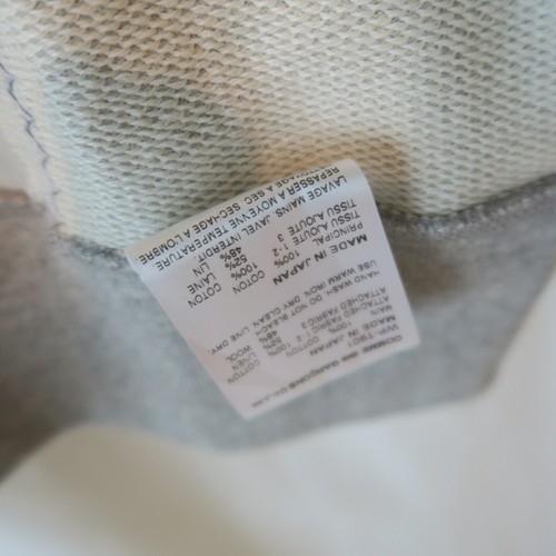 NEU Junya Watanabe Merz b. Schwanen Patchwork Baumwoll Sweatshirt - Grau L Large - Bild 7 von 18