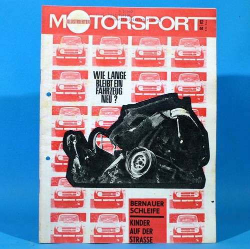 DDR Illustrierter Motorsport IMS 12/1968 Bernauer Schleife Firebird Ford MZ H