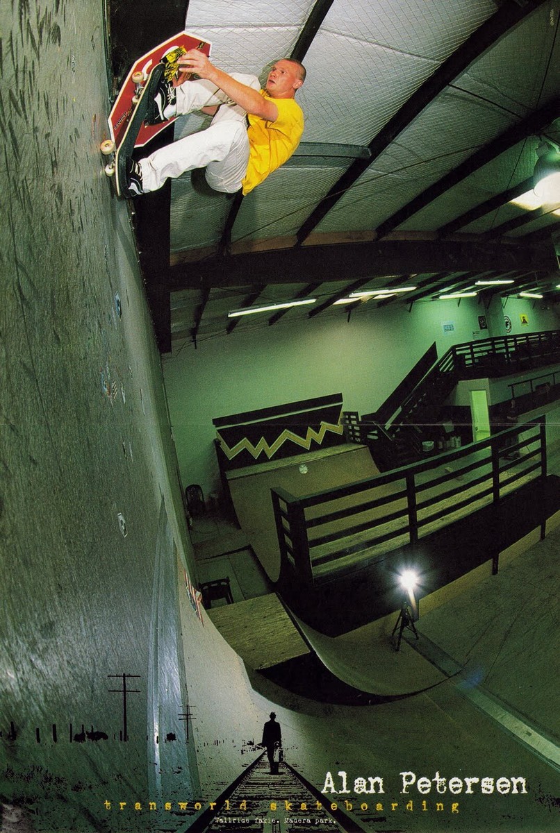 スケートボード vintage Alan Petersen SKATE BOARD 1990