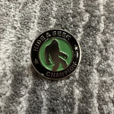 Enamel Pin Bigfoot Sasquatch Brooch Lapel Backpack Hide And Seek Champ New