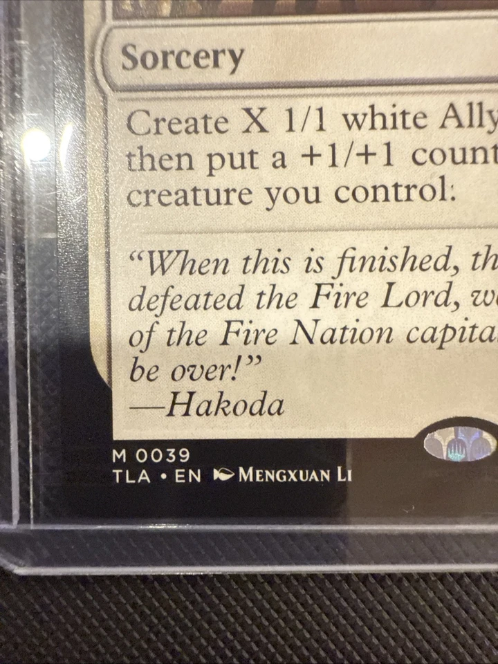 MTG United Front [Mythic Rare] Avatar TLA 0039 Sorcery Token Finisher NM - Image 2 of 4