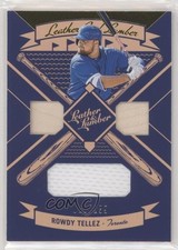 2019 Leather & Lumber and Triple Relics Gold /299 Rowdy Tellez Rookie RC 0a4r