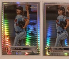 Joe Ryan Rookie Card Lot × 5 - 2021 Topps Chrome Minnesota Twins MLB